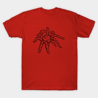 Tarantula with Black Outline T-Shirt